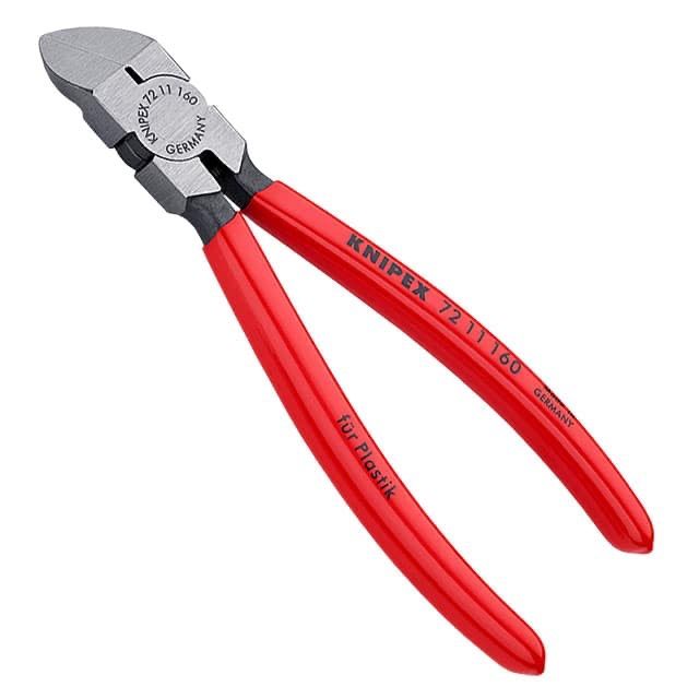 クニペックスプラスチック用ニッパー 45度 KNIPEX 7211-160 - Pro Shop