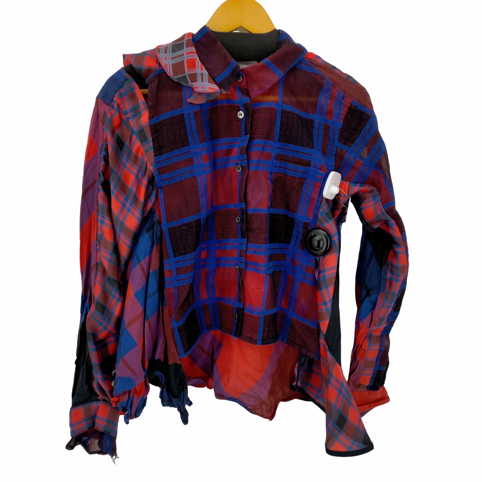 sacai - 【よっちゃんさん専用出品】sacai 18ss アシンメトリーチェックシャツ サカイ Sacai 18ss アシンメトリーチェックシャツ レディース
