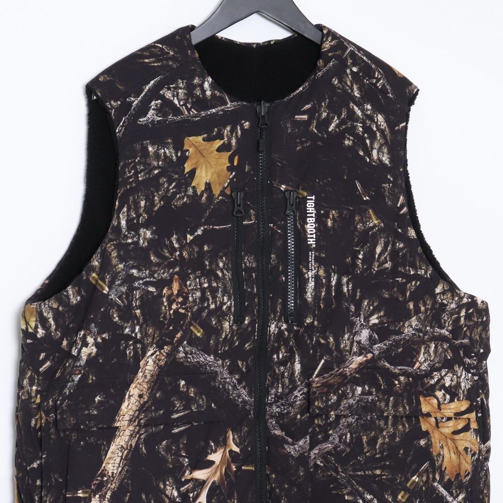 ジャケット・アウター TIGHTBOOTH BULLET CAMO REVERS IBLE VEST TIGHTBOOTH（タイトブース）BULLET CAMO REVERSIBLE VEST の公式通販