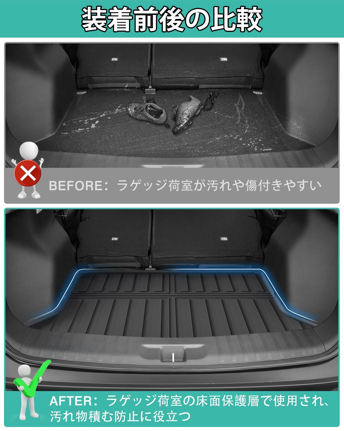 ホンダ WR-V DG5 3Dラゲッジマット HONDA ホンダ WR-V ラゲッジマット HONDA wrv DG5 専用 3D ラバー