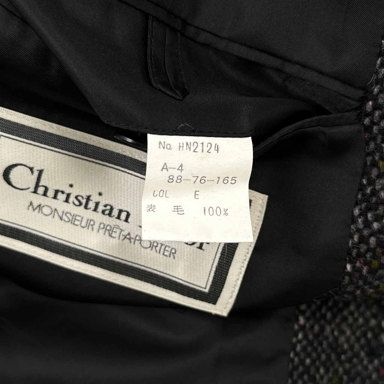 80s 90s ヴィンテージ Christian Dior MONSIEUR PRETA-A-PORTER ネップ 