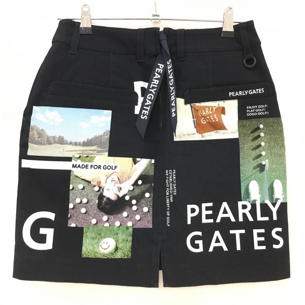 新品　PEARLY GATES ロゴプリントゴルフスカート 0 PEARLY GATES パーリーゲイツ 2023年モデル スカート ロゴ