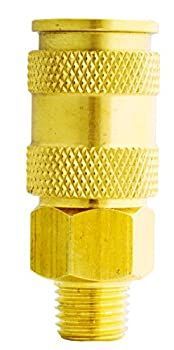 Milton S-767 3/8 MNPT V Style High Flow Coupler by Milton Industries