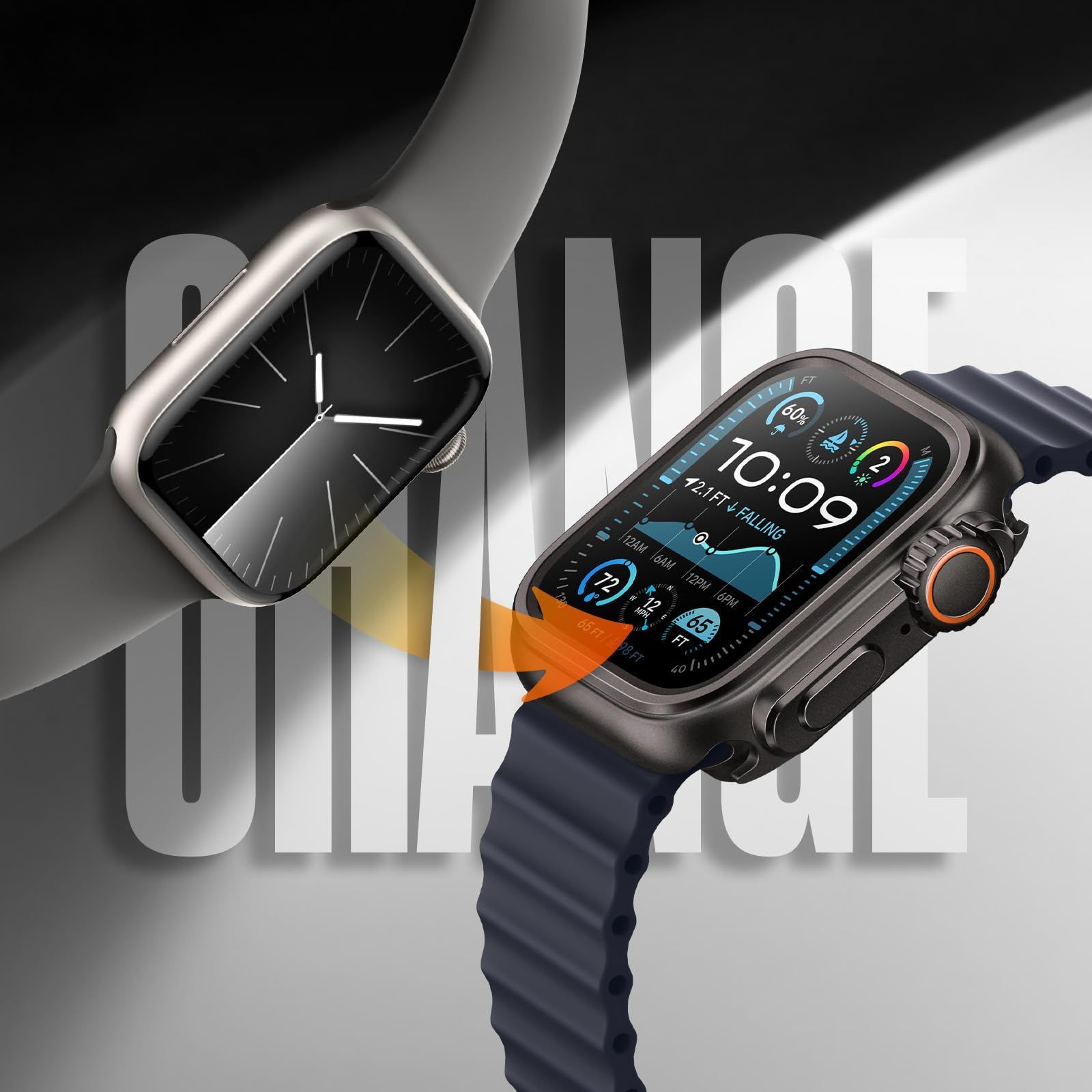 MURVE カーボンファイバーケース Apple Watch Ultra 49mm 高級
