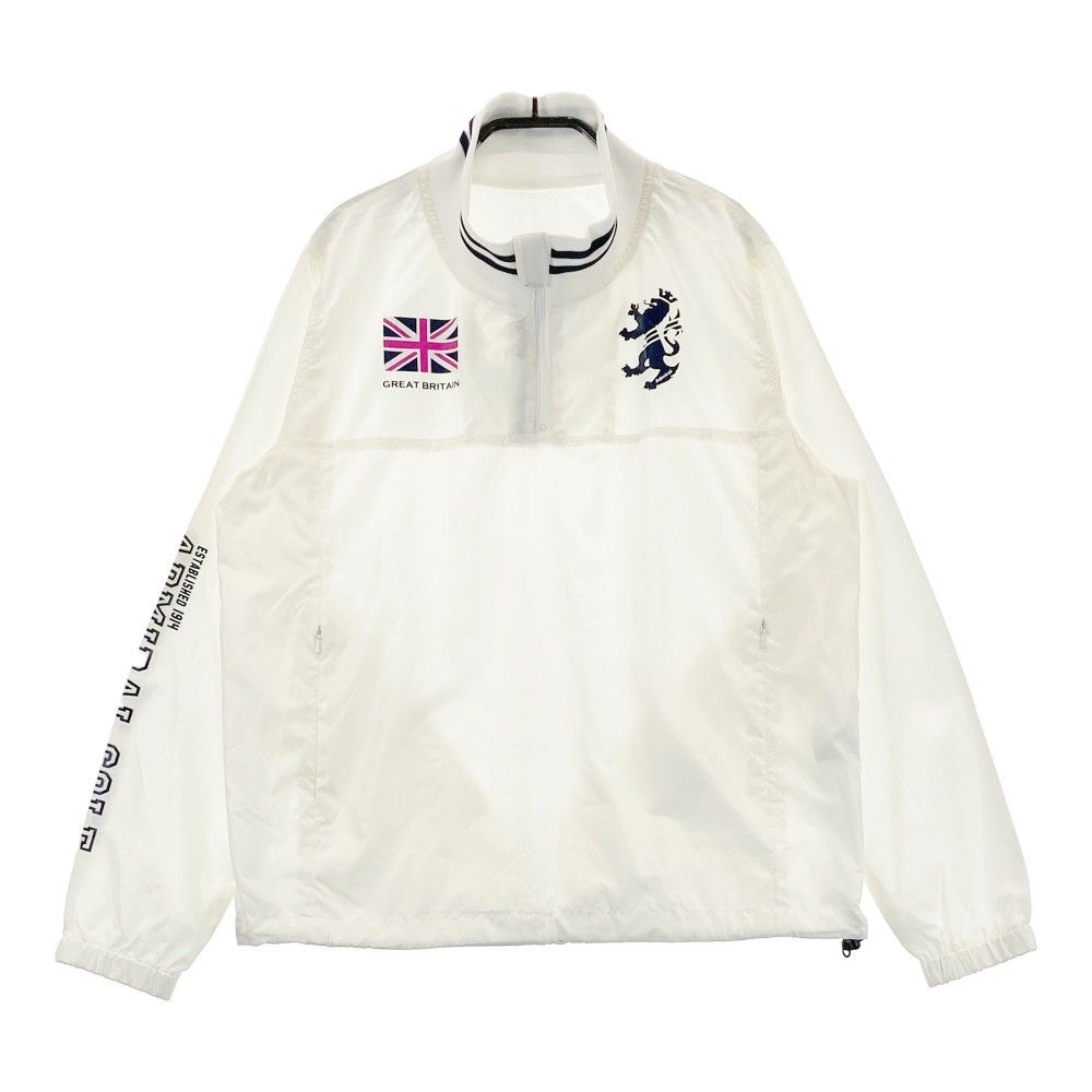 Admiral ホワイトジャケット 長袖（M）レディース ADMIRAL アドミラル ジップジャケット ホワイト系 M ゴルフウェア