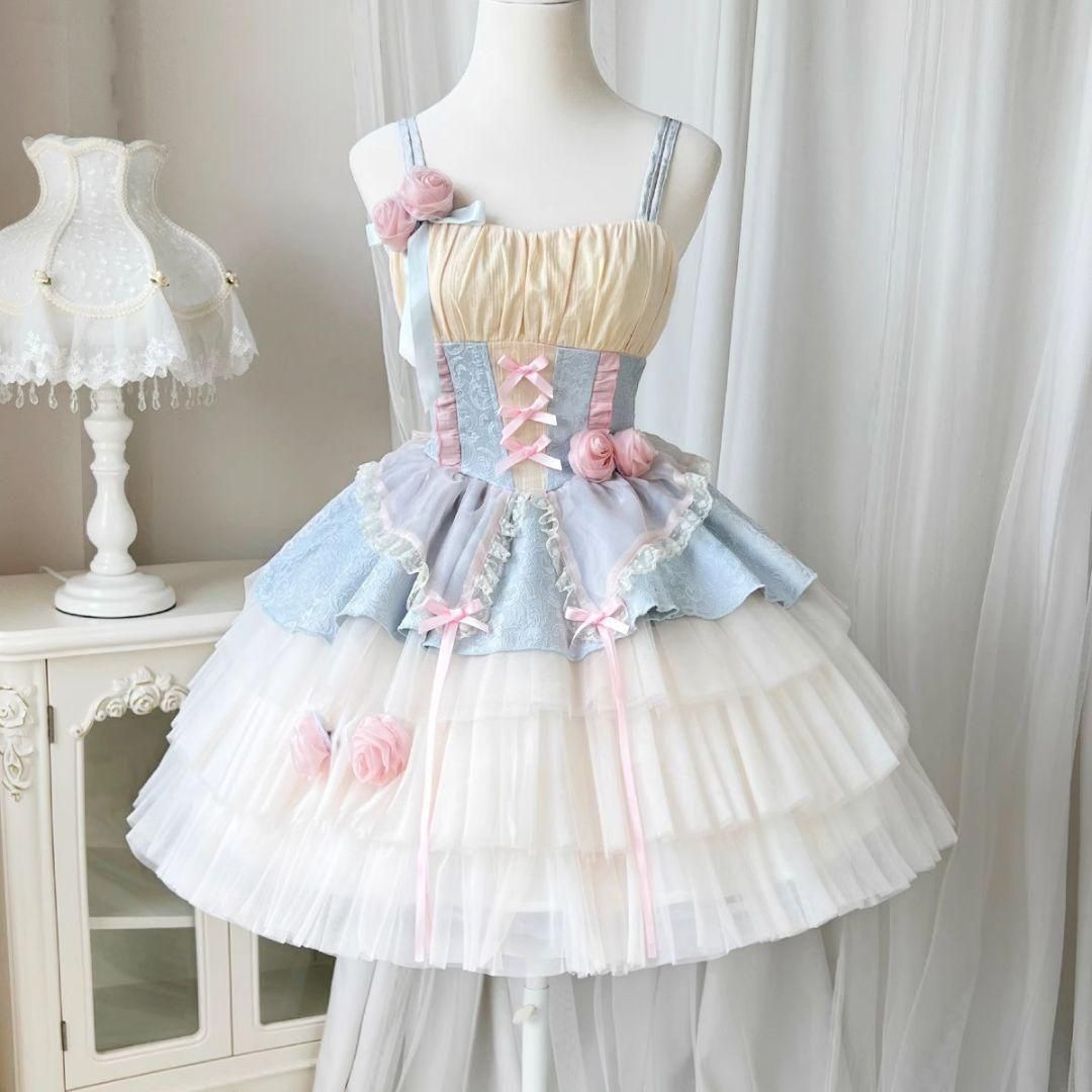 LT-95 豪華姫系 lolita 可愛 レトロ風 オリジナル 洋服 ロリータ LT-144 豪華姫系 lolita 可愛 レトロ風 オリジナル 洋服