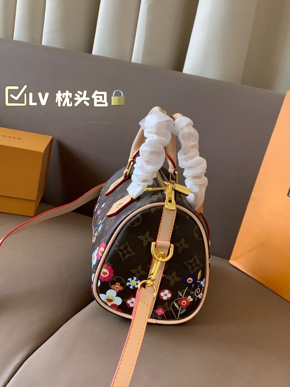 P 1160折りたたみ式ギフトボックス Lv落書き枕バッグ世界中に火