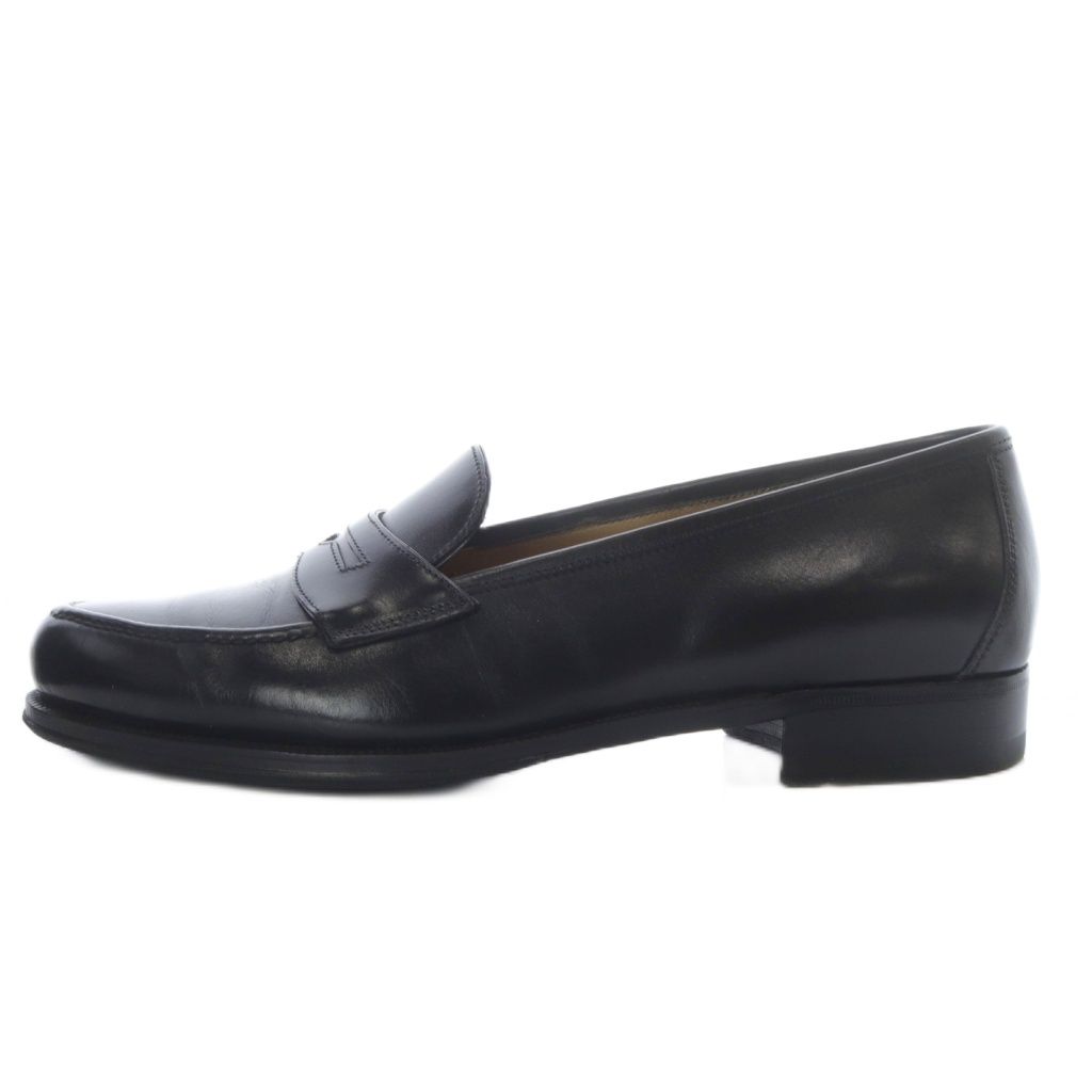 レユッカス Le Yuccas Y36023 ENZO BONAFE PER コインローファー スリッポン レザー 40.5 ブラック |YO26 AD