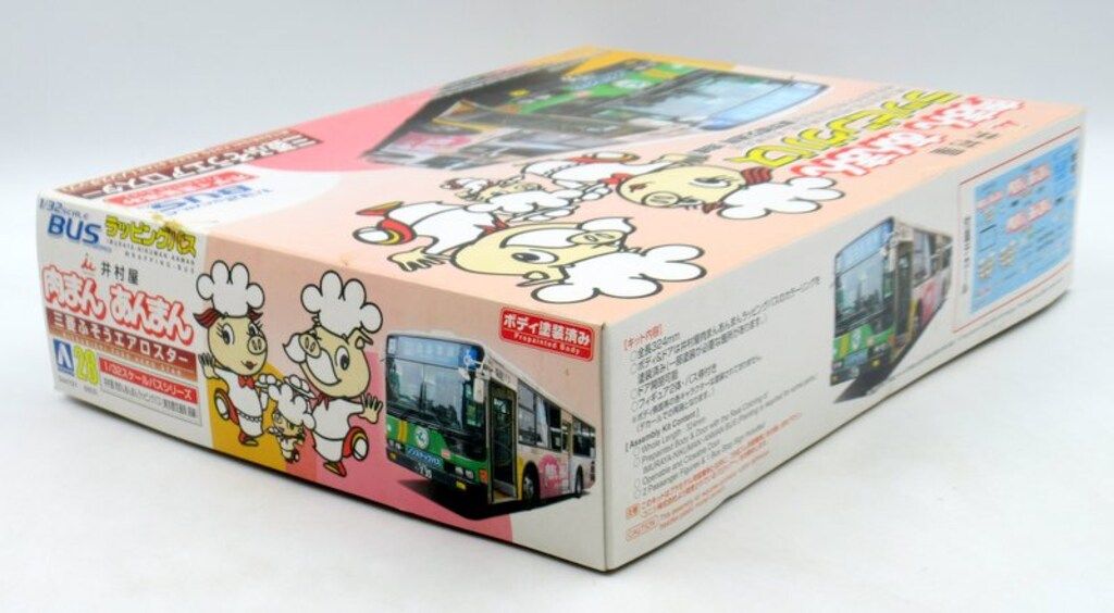 アオシマ 1/32 井村屋 肉まんあんまん ラッピングバス 三菱ふそう