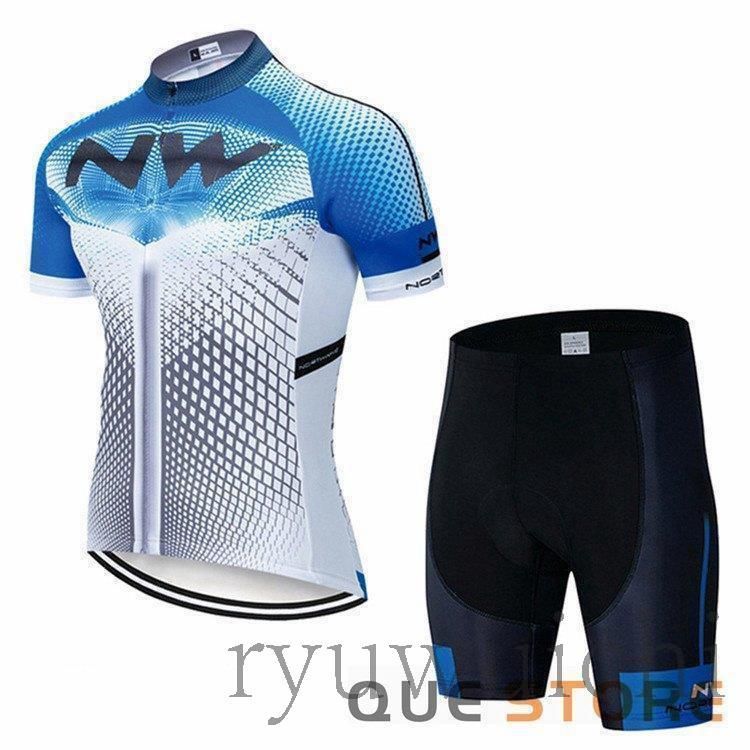 サイクルジャージ メンズ 半袖 上下セット サイクルウェア 夏 ロード