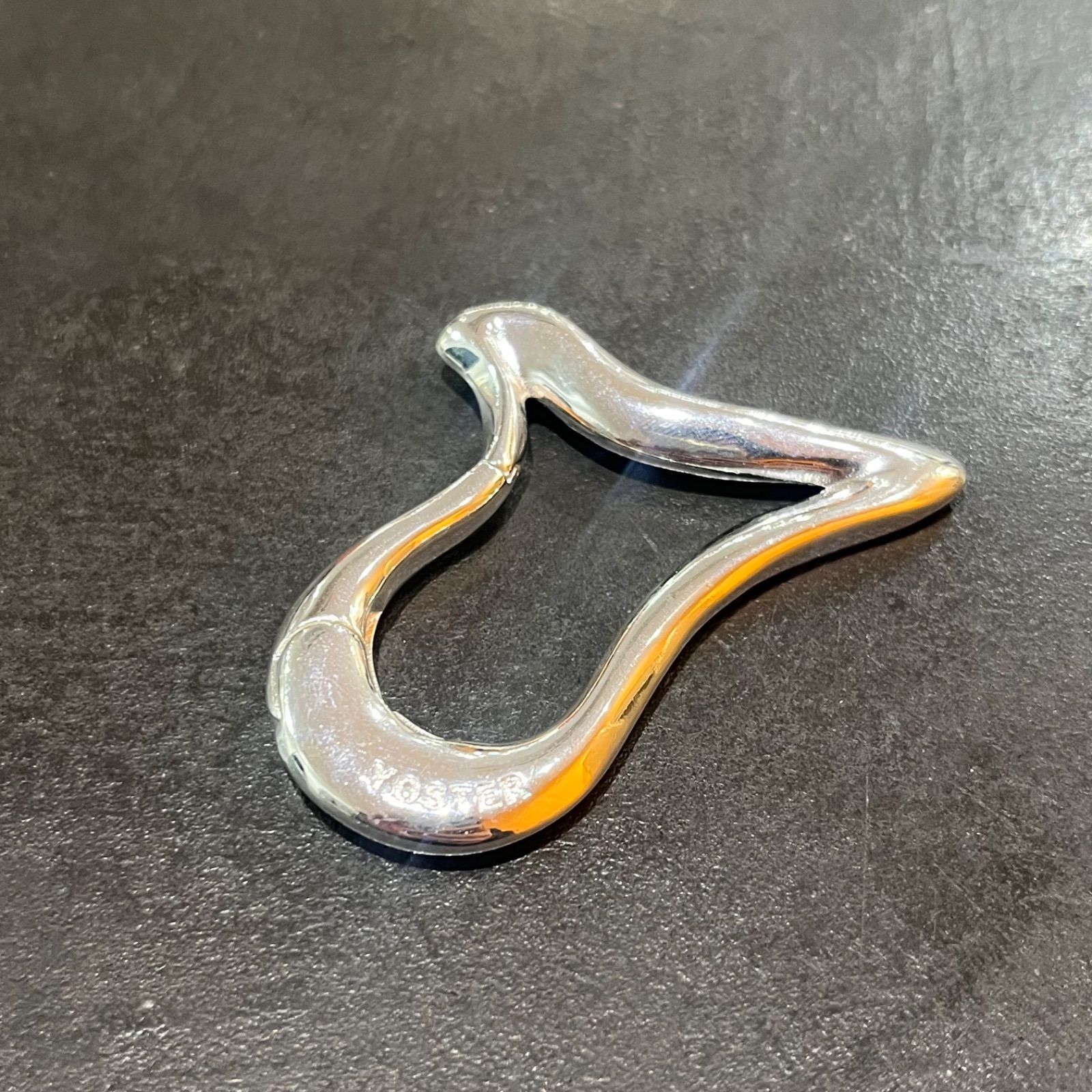 YOSTER ヨースター カラビナ キーリング YOSTER カラビナ キーリング ヨースター シルバー 85485A6