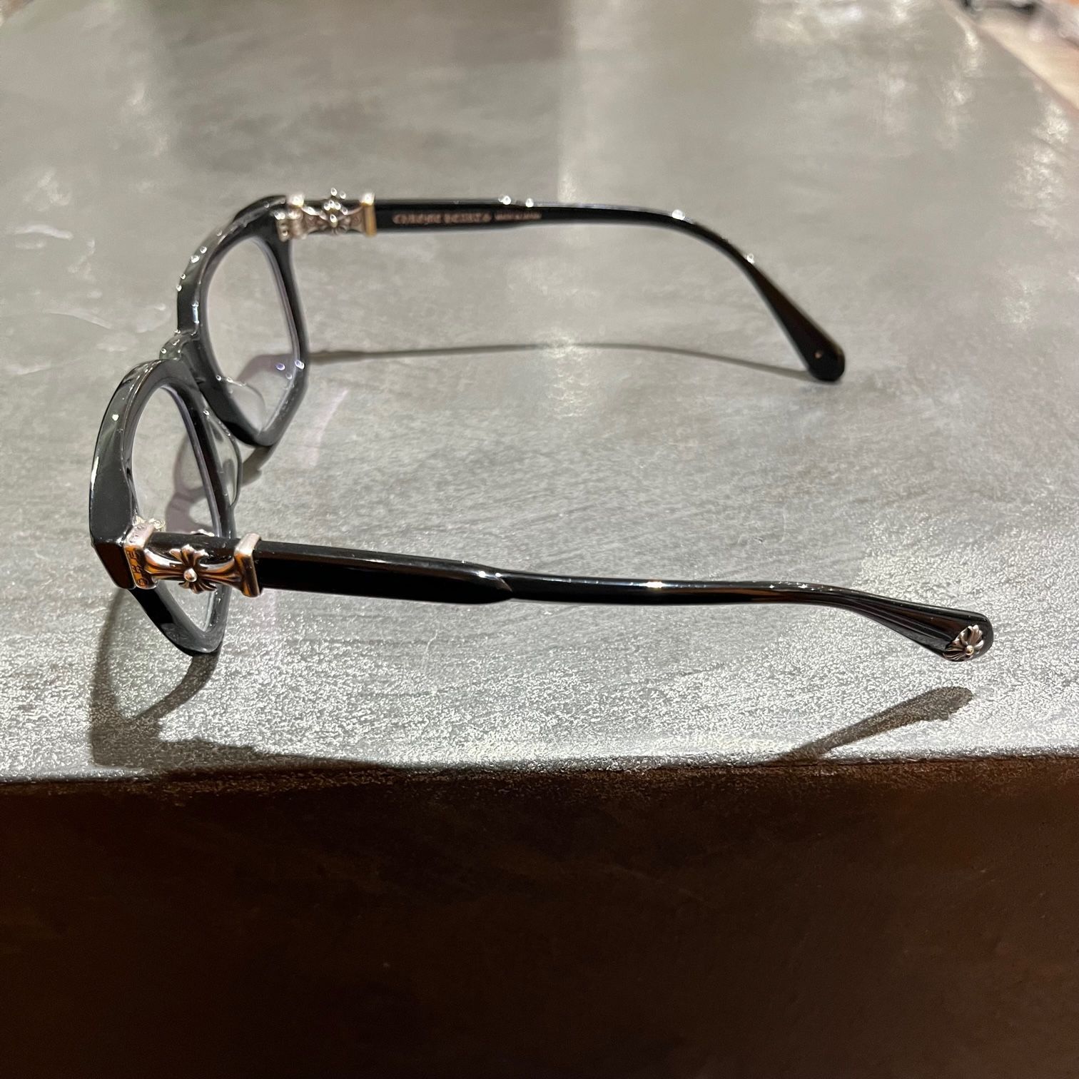 定価152900円 国内正規 美品 CHROME HEARTS COX UCKER クロス 眼鏡