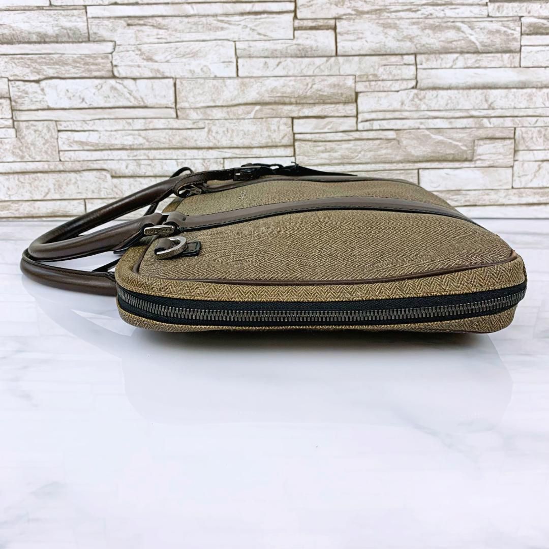 【美品】稀少RONSON ×ACE レザー ダレスバッグ ビジネスバッグ 美品】稀少RONSON ×ACE レザー ダレスバッグ ビジネスバッグ
