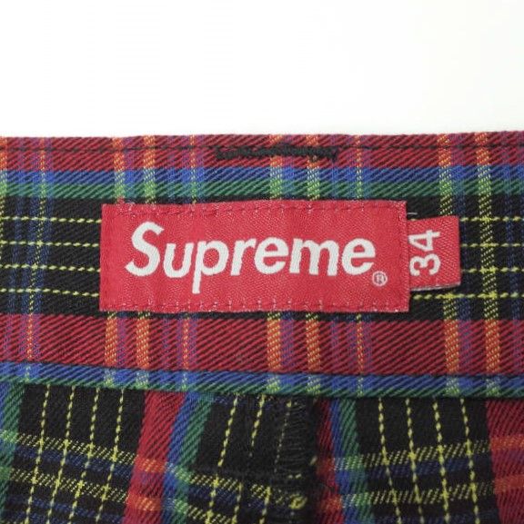 新品 SUPREME シュプリーム 23SS Work Pant T/Cツイルチェック