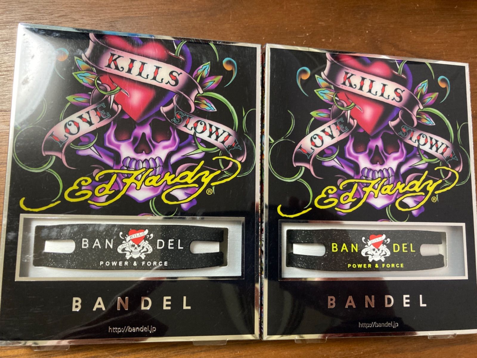 メルカリshops 新品 Bandel Ed Hardy ブレスレット Mサイズ