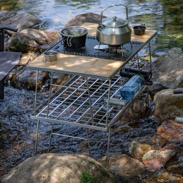 フィールドラック グリルテーブル IGT 用 天板 ステンレス 2枚 セット