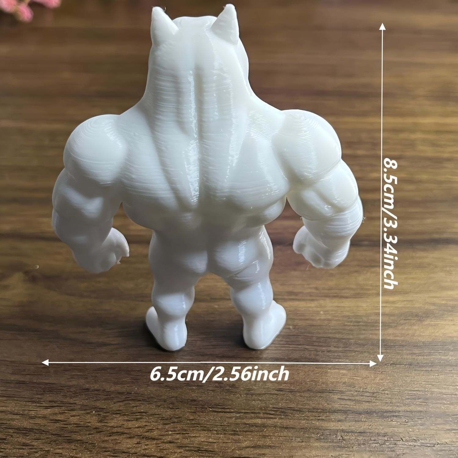 フィギュア 動物 マッスルドッグ おもしろい 置物 8.5cm 小さい