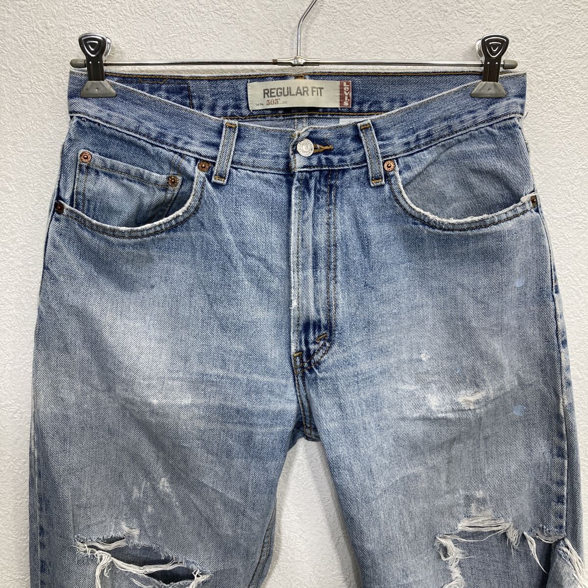 パンツ Levi's 505 w33 USA 80s USA製 Levi's 505 オレンジタブ デニムパンツ W33L32 | 古着