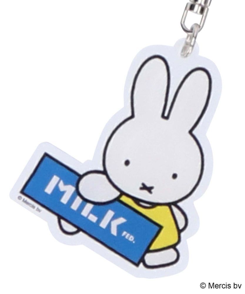 ・×・❤︎  ミッフィー キーホルダー ミッフィー miffy キーリング アイボリー ミッフィー