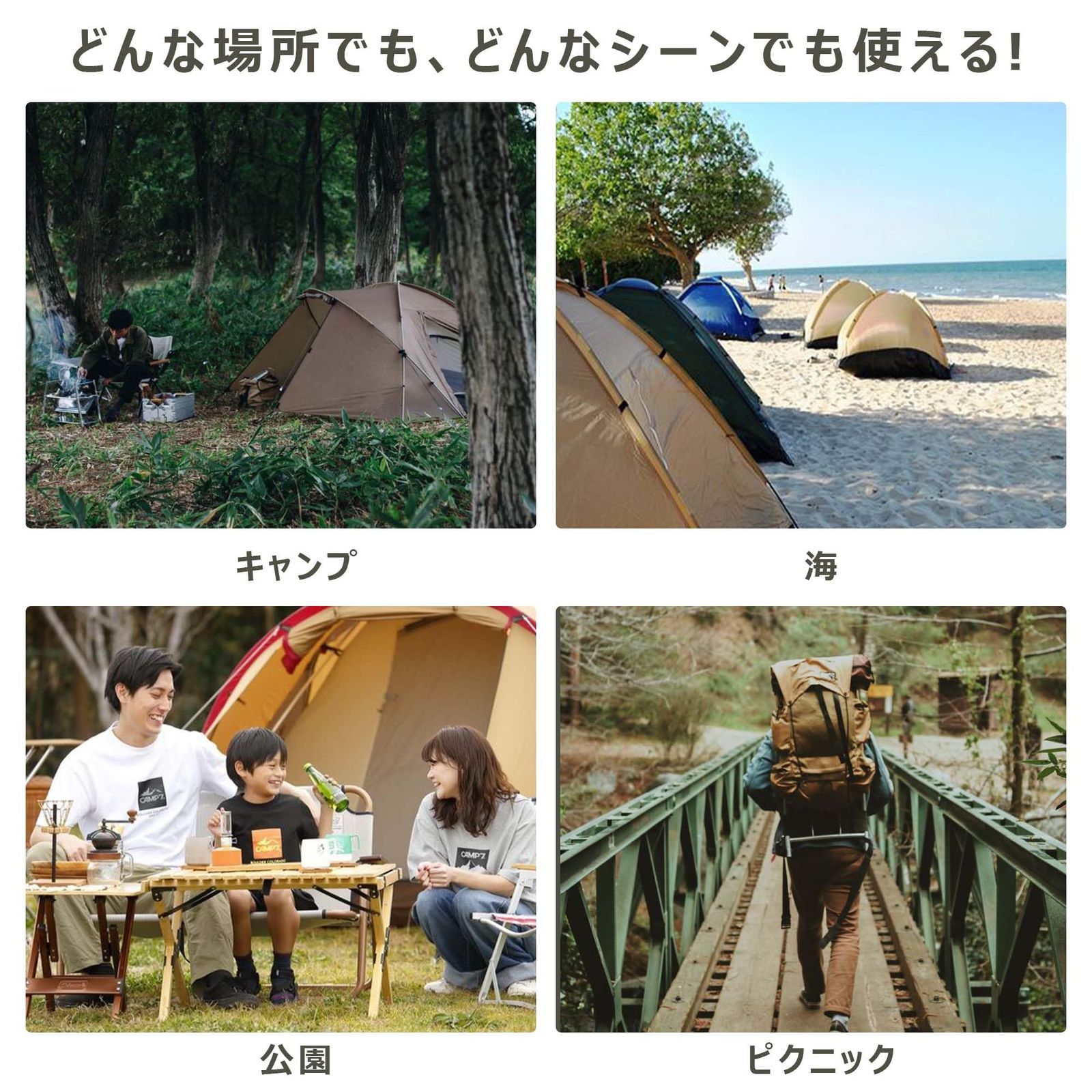 撥水加工素材 アルミ製ポール コンパクト UVカット 軽量 アウトドア 二重層 1-2人用 簡単設営 キャンプテント 収納バッグ付き ソロテント テント キャンピング GARDEN 登山 MOBI OLIVEOS_COM_TR