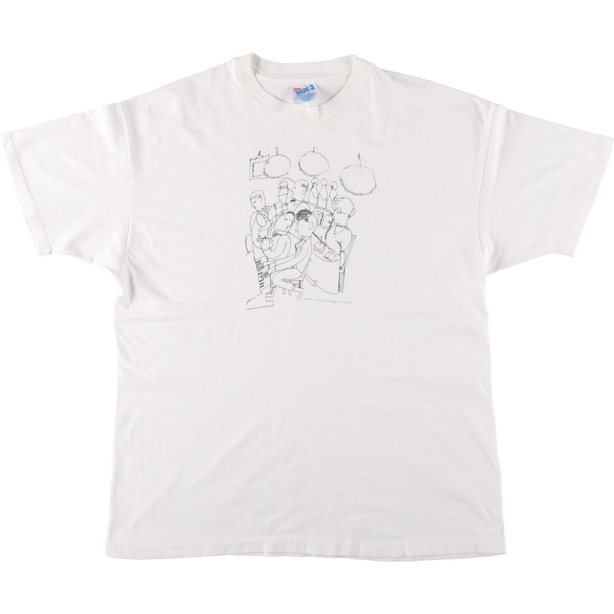 古着 90年代 ヘインズ Hanes JEAN COCTEAU ジャン コクトー アートT 