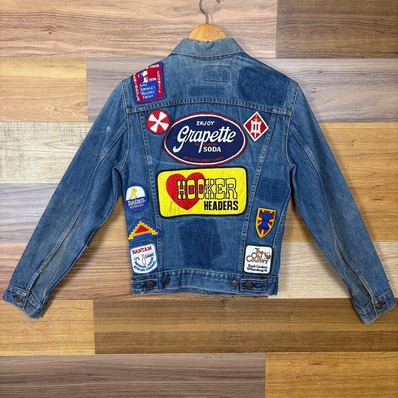 USA製 70s Levi's 70705-0317 リーバイス ワッペン・ピンズ付き