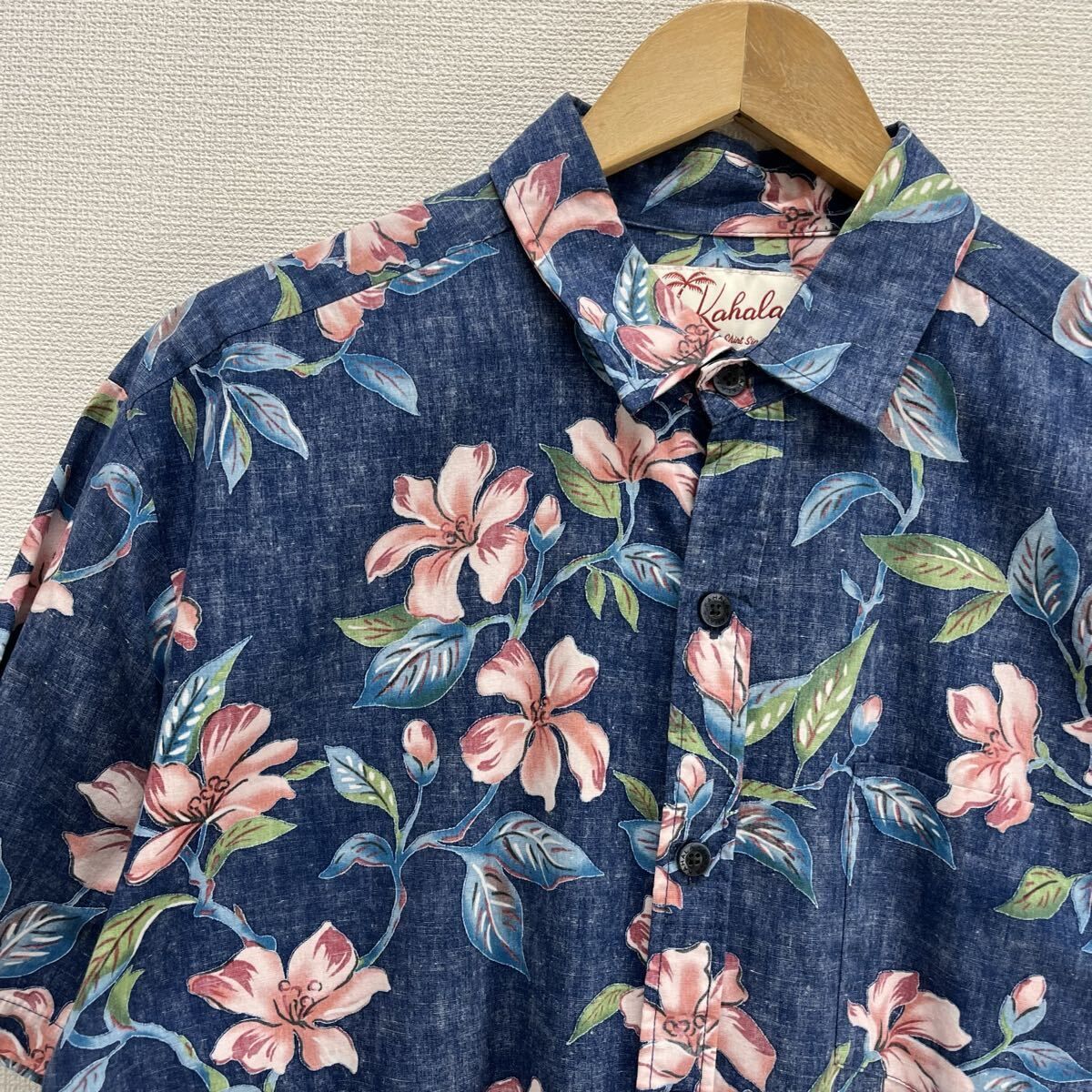 【USA製】KAHALA　カハラ　アロハシャツ　柄シャツ　総柄　メンズL 楽天市場】Kahala 【カハラ アロハシャツ】 本物のメイドイン