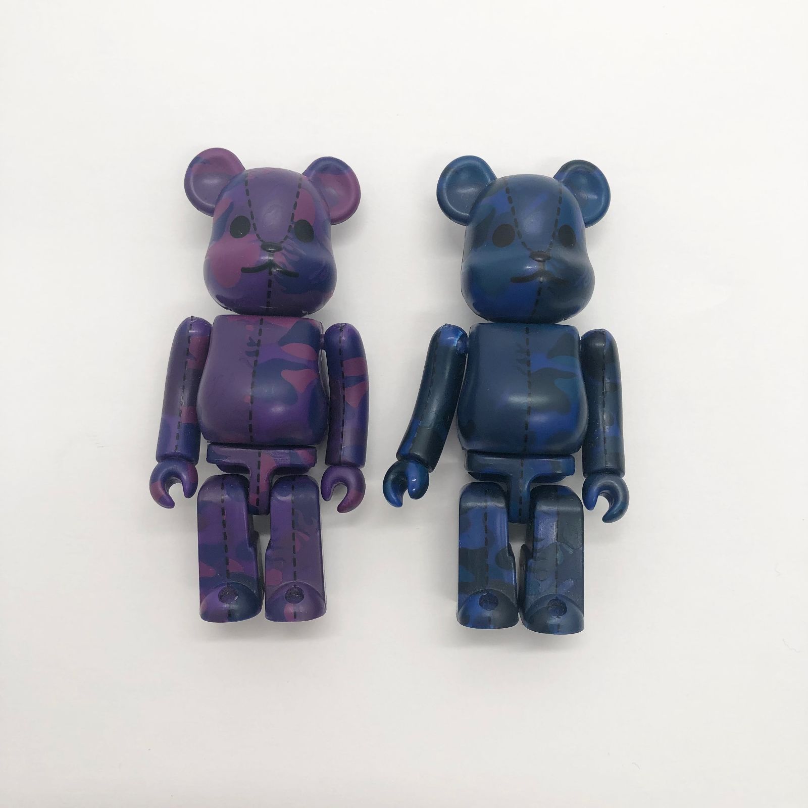 ◎I519 BE＠RBRICK ベアブリック A BATHING APE エイプ 2個セット 高さ