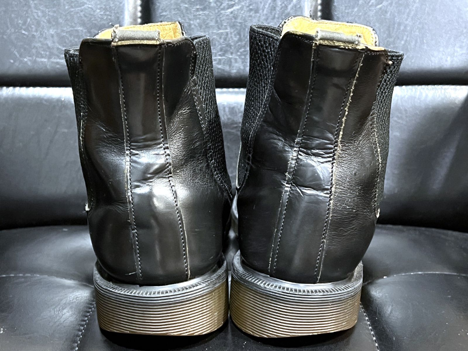 ホワイト社製　サイドゴア　UK7 90'S 英国製 ドクターマーチン ホワイト社 チェルシーブーツ UK7 黒