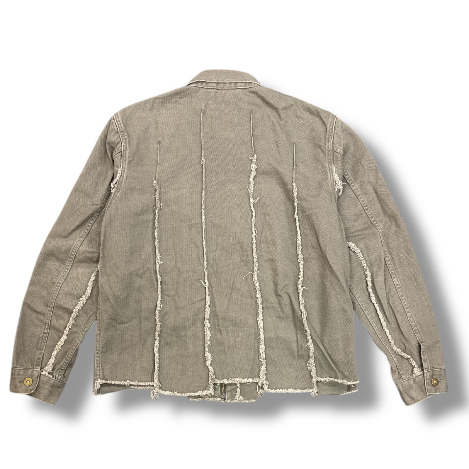 参考上代52800円 JUN/NAKAYAMA 23FW PANEL DENIM JACKET ダメージ 