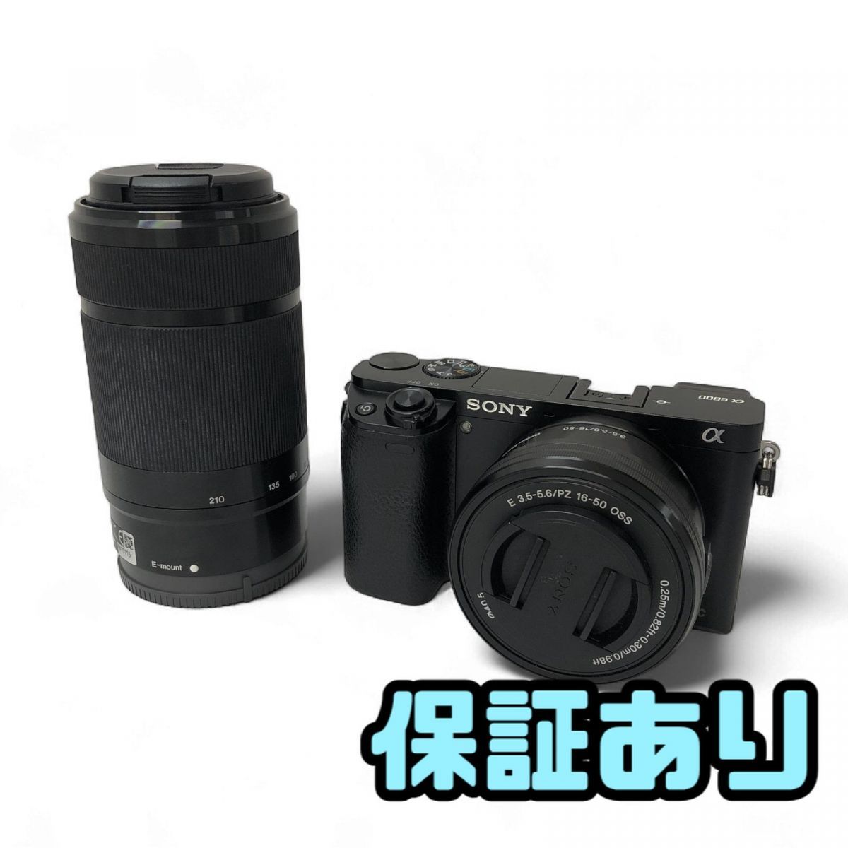 ミラーレス一眼カメラ SONY ソニー α6000 ILCE-6000Y ブラック ダブルズームレンズキット ALK849591新