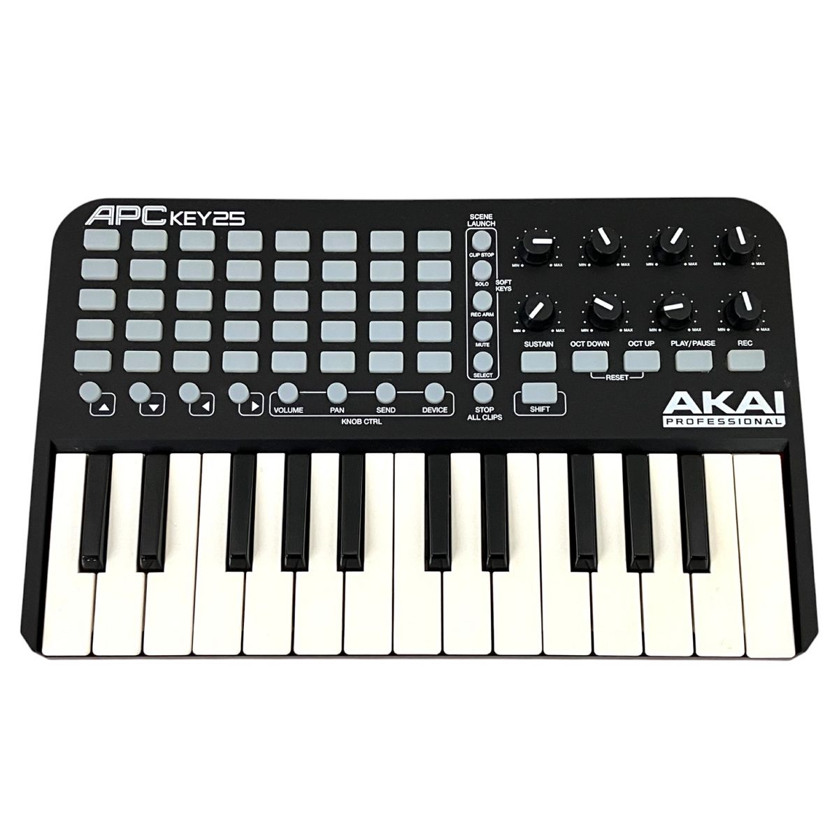 AKAI APC KEY25 USB MIDIキーボードコントローラー 軽量 25鍵 音響機器 T9945205