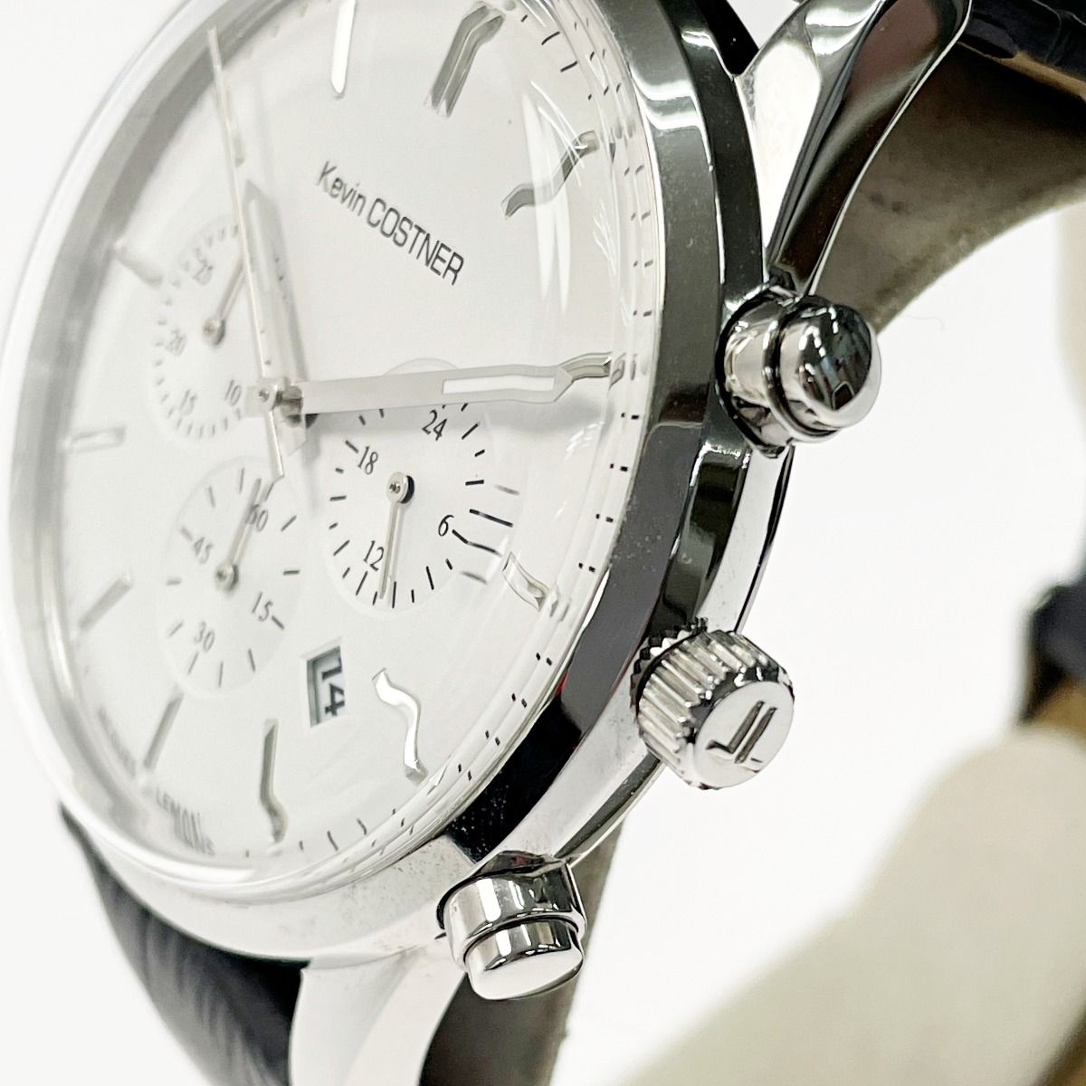 JACQUES LEMANS Kevin COSTNER KC-103A シルバー×ブラック クォーツ 