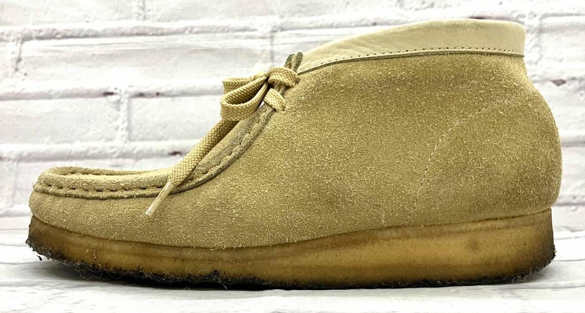 CLARKS ベージュ ワラビーブーツ 4h 楽天市場】クラークス Clarks ワラビー ブーツ メンズ WALLABEE