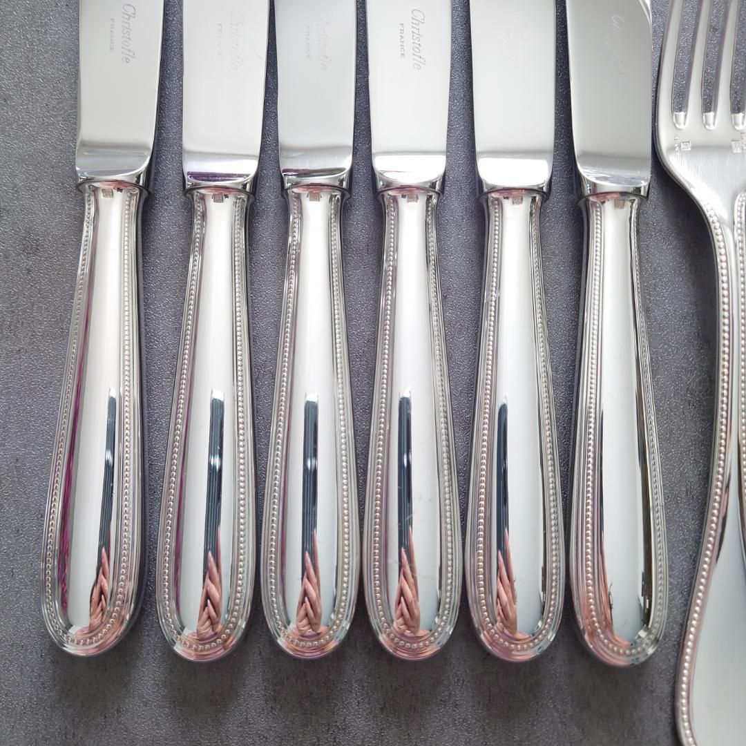 クリストフル パール テーブルサイズ 18点