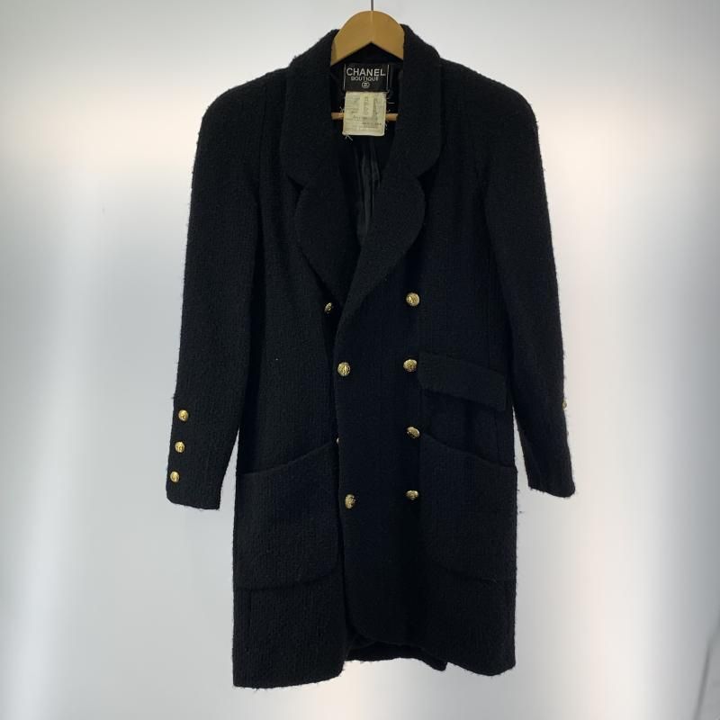 CHANEL BOUTIQUE ツイードロングコート