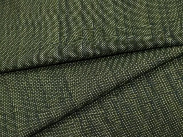 平和屋着物●本場大島紬 9マルキ 竹並び文 ロング丈 正絹 CAAZ0912vf