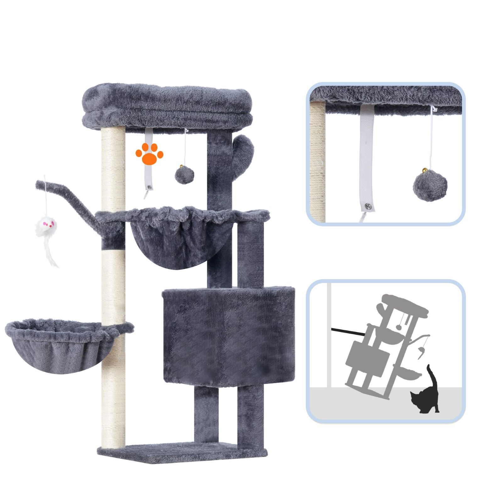新着商品 Heybly キャットタワー ミニキャットタワー 子猫や体の