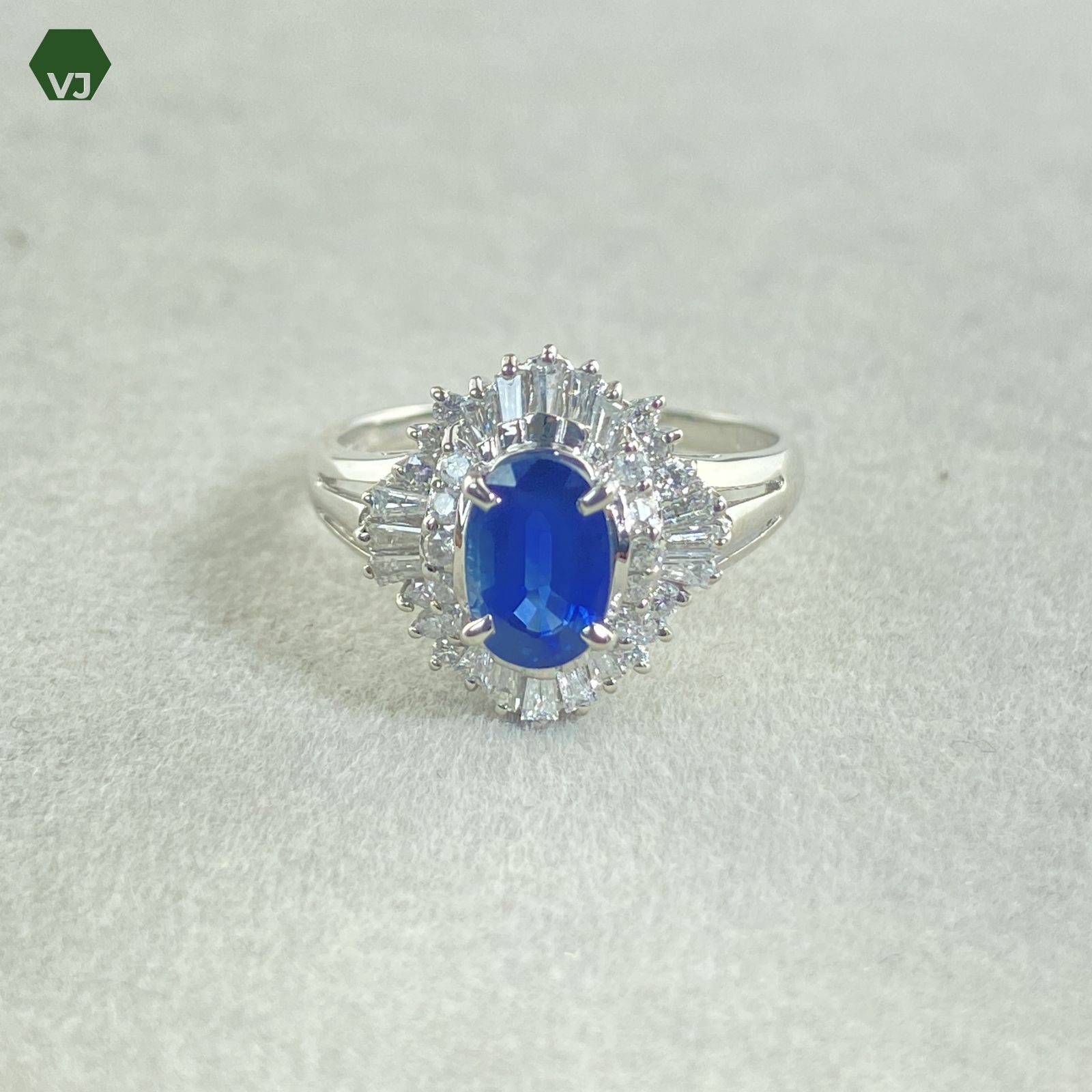 大人気新作 ダイヤモンド 29-10】サファイア リング D0.11ct S1.45ct アクセサリー