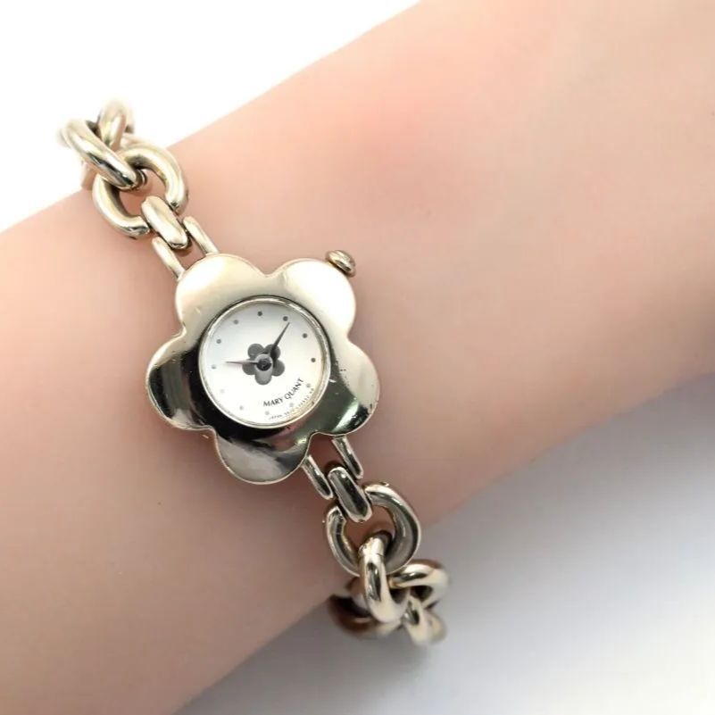 動作品 MARY QUANT デイジー 女性用腕時計 クォーツ マリークワント