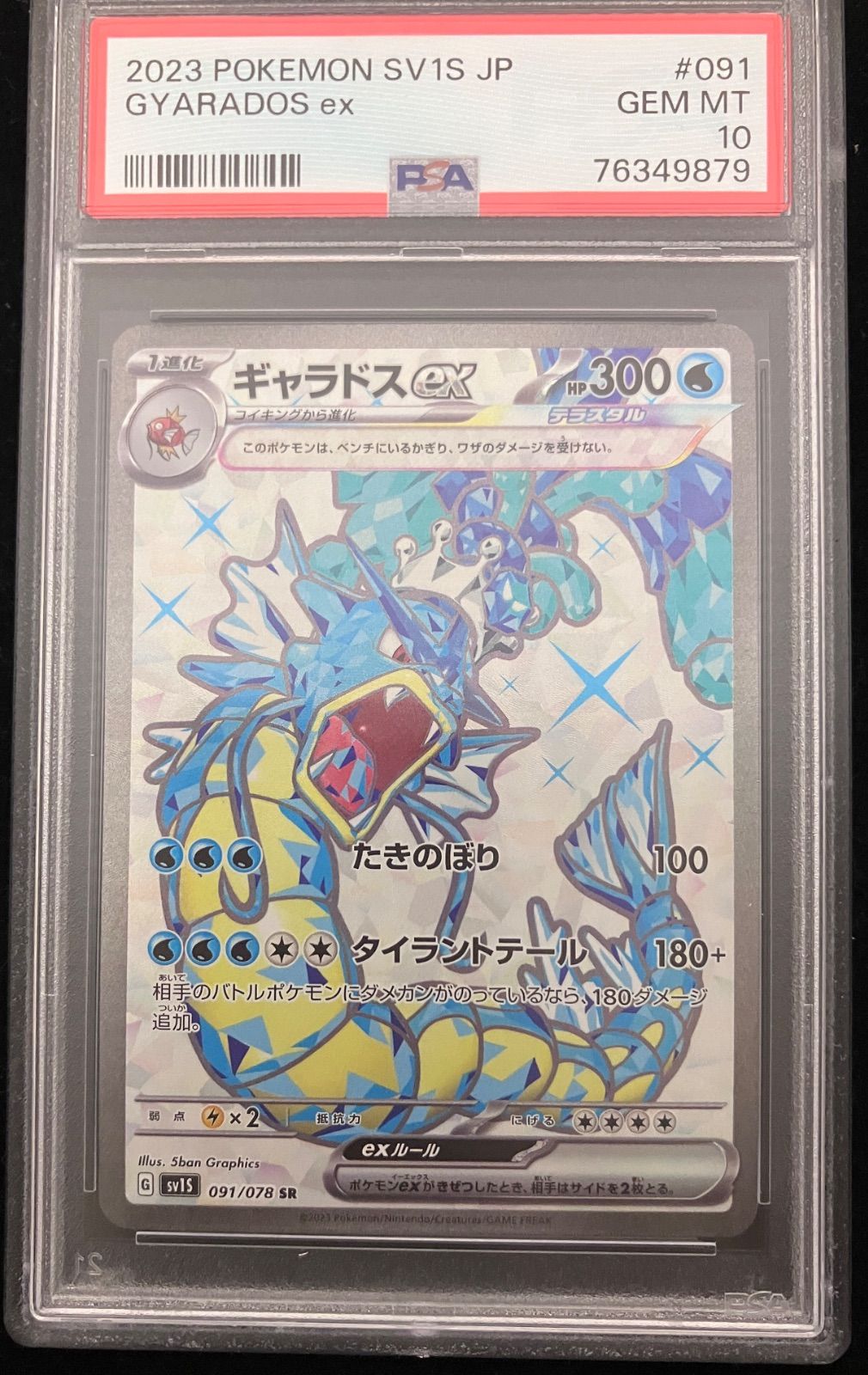MギャラドスEX SR 082 XY PSA10