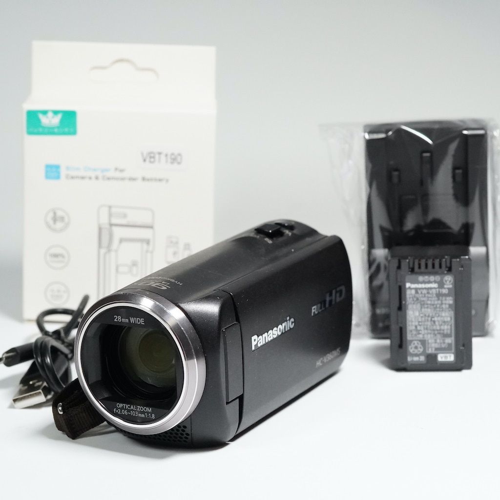 Panasonic パナソニック HC-V360MS ブラック ビデオカメラ 動作OK 1