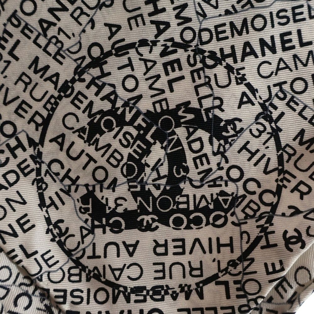 CHANEL (シャネル) モノクロロゴ ココマーク シルク 大判