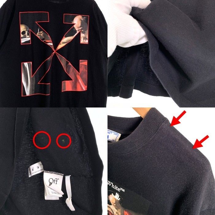 OFF-WHITE*永遠にエレガント*カラヴァッジョ ジャージ T シャツ OFF-WHITE*永遠にエレガント*カラヴァッジョ ジャージ T シャツ