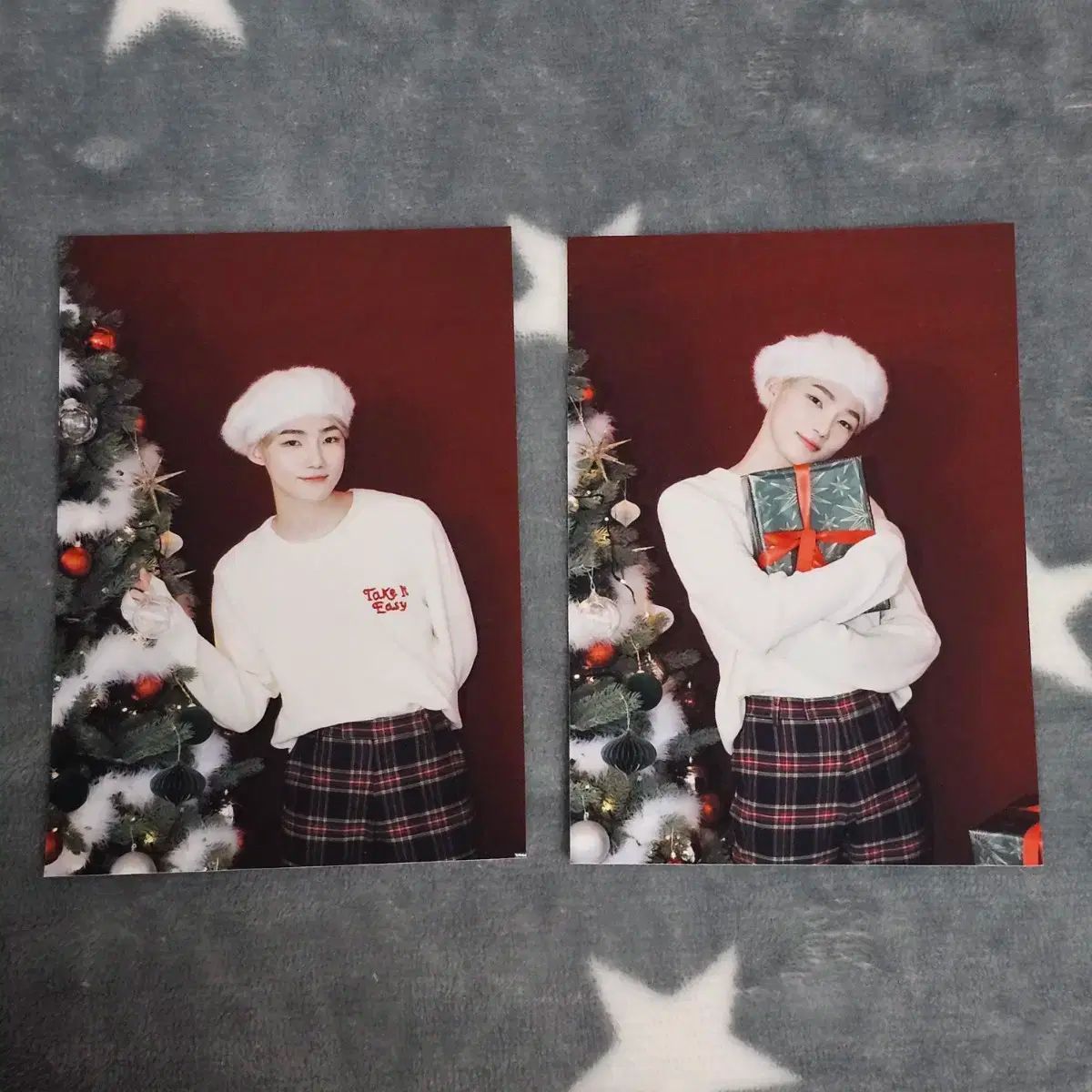 【雷市場（ポンジャン）商品韓国直送】 THE BOYZ(ザ・ボーイズ・ドボイズ) ニュー(NEW・チャニ) クリスマス パーティー(PARTY) 公式 オフィシャル プリント写真