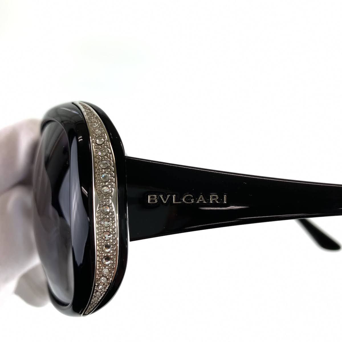 BVLGARI ブルガリ ラインストーン POLARIZED ブラック