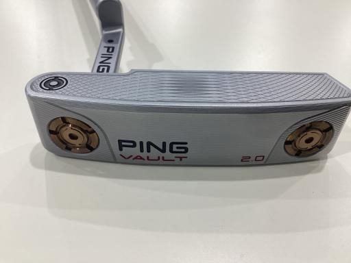 【中古】 ピン VAULT 2.0 DALE ANSER プラチナム(350g) 34インチ(PP58グリップ) レフティ パター PT スチール (フレックスその他) メンズ 男性用 左利き レフティ 左用 Bランク ゴルフクラブ