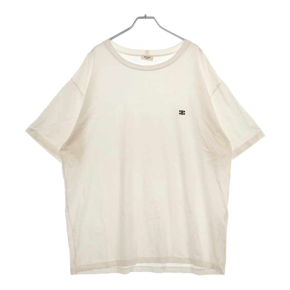 CELINE (セリーヌ) 24SS トリオンフロゴ刺繍ルーズ半袖Tシャツ
