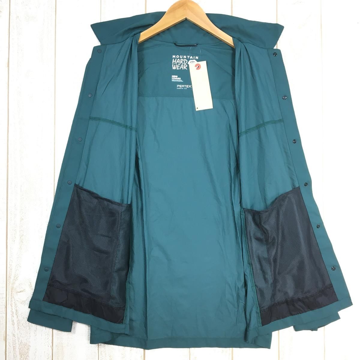 MENs S マウンテンハードウェア コア エアシェル シャツ ジャケット Kor AirShell Shirt Jacket ウィンドシェル MOUNTAIN HARDWEAR OE0400 318 Aqua Green グリーン系