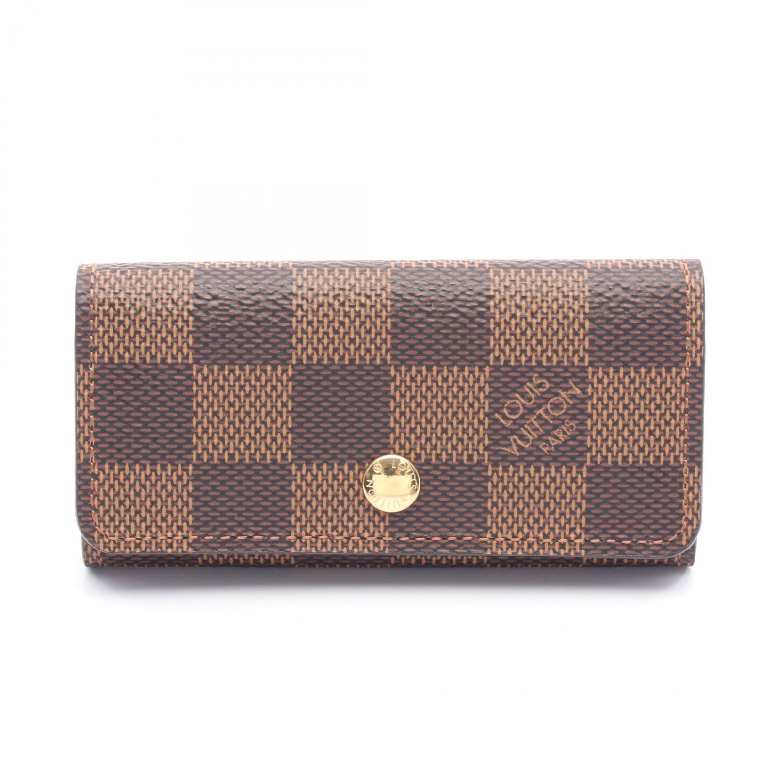 ルイ ヴィトン LOUIS VUITTON キーケース ミュルティクレ4 N62631 PVCコーティングキャンバス ミュルティクレ4 レディース Used A